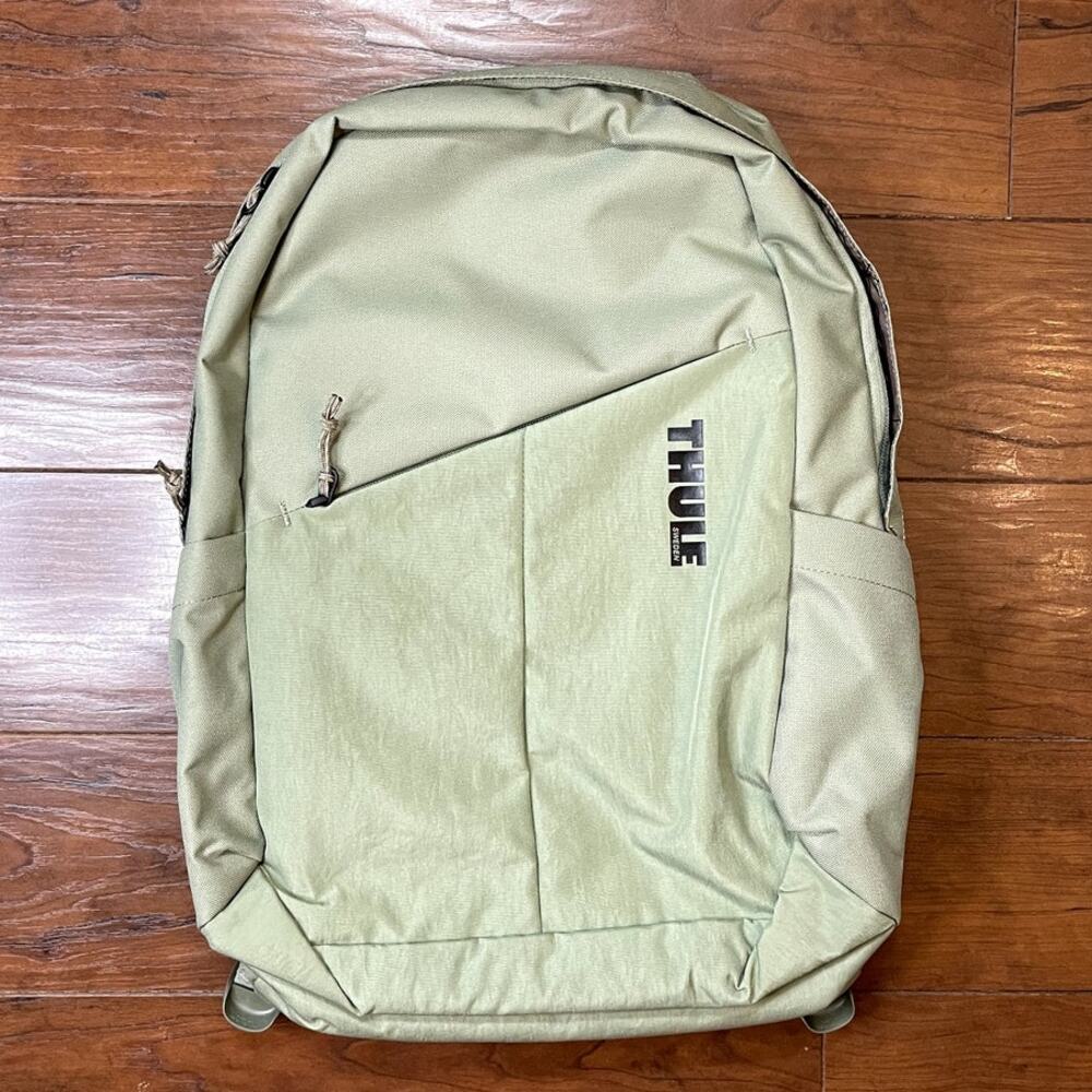 NWOT Thule Sweden Notus Backpack Olive Green Laptop Travel Work School Commuter